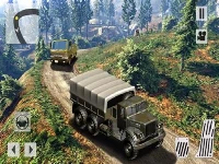 Us offroad army truck driver