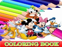 Coloring book for mickey mouse