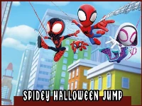 Spidey halloween jump