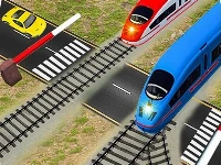 Railroad crossing station sim game 3d