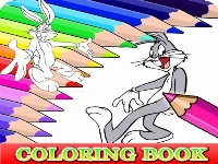 Coloring book for bugs bunny