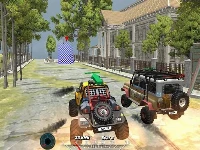 Offroad monster truck forest championship