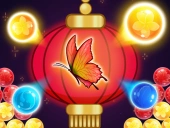 Bubble shooter butterfly