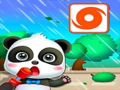 Capa do jogo Baby panda hurricane safety