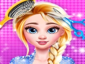 Hair salon and dress up girl