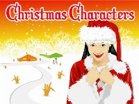 Christmas characters slide