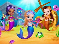 Little mermaids dress up