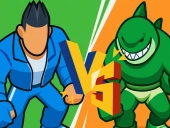Draw action: freestyle fight