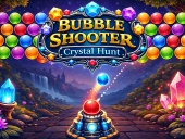 Capa do jogo Bubble shooter crystal hunt