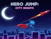 Capa do jogo Hero jump city nights
