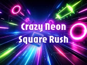 Capa do jogo Crazy neon square rush