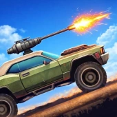 Capa do jogo Cars with guns: wasteland showdown