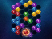 Hex merge puzzle