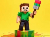 Capa do jogo Bts minecraft coloring time