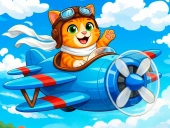 Capa do jogo Cartoon airplanes: jigsaw puzzles
