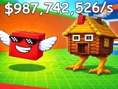 Be a lucky block: boss fight