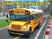 Capa do jogo School bus simulator 3d