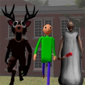 Capa do jogo Asylum: baldi granny slender