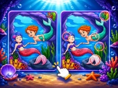 Capa do jogo Spot the difference mystic mermaids