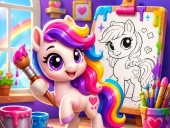 Capa do jogo Pony color fun