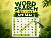 Capa do jogo Word search universe animals