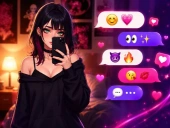 Capa do jogo  hot chats with girls