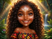 Capa do jogo African princesses: style island