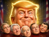 Capa do jogo Merge the presidents