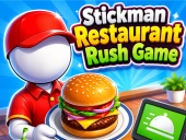 Capa do jogo Stickman restaurant rush game