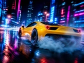 Capa do jogo Neon city drift racing