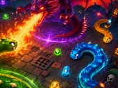Capa do jogo Tailoff.io: snake dragon arena