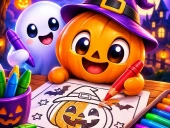 Capa do jogo Easy halloween coloring quest