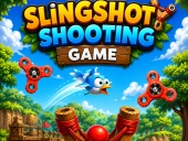 Slingshot shooting game