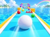 Capa do jogo Rainbow ball runner 2048
