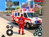 Capa do jogo Emergency rush: city ambulance rescue
