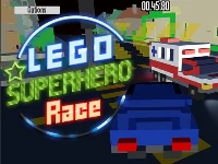 Lego superhero race