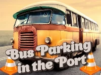 Bus parking in the port