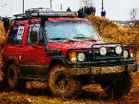 Dirty off-road vehicles jigsaw