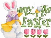 Easter bunny slide